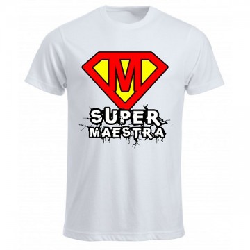 t-shirt super maestra