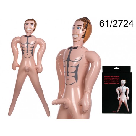  Bambola gonfiabile, Sexy Man, ca. 155 cm, in confezione con