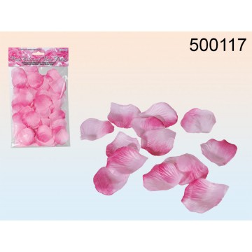 500117 - Petali di rosa color rosa, ca. 150 pz in sacchetto di plastica con header cardEAN 4029811341429