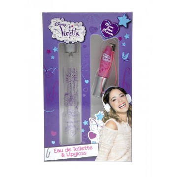 Conf. regalo EDT Violetta, contiene un beauty lipgloss e un eau de toilette 15 ml