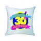cuscino compleanno 30 anni happy birthday 40x40 cm