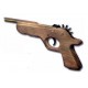 Pistola in legno con elastici cm 20
