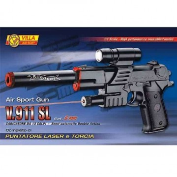 pistola v-911sl laser