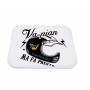 mouse pad tappetino rettangolare pc scritta veneto radio va pian ma fa presto
