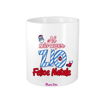 portapenne ceramica natale scritta al mio super zio