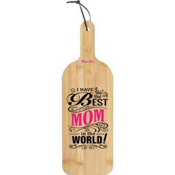 Tagliere in legno 30x12 cm con stampa i have the best mom in the world festa della mamma
