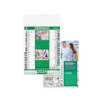 kit 100 calendario farmacia  personalizzato con il tuo logo adesivo OFFERTA