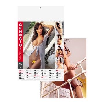 Calendario sexy donne mensile con 12 fogli