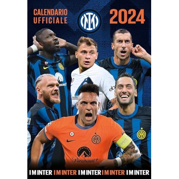 Calendario Verticale Inter 2024 - cm 29x42 - Prodotto Ufficiale