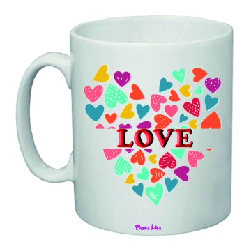 tazza mug in ceramica 8x10 con stampa love san valentino
