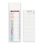 calendario Silhouette mensile 12 fogli con testata termosaldata e festività internazionali.cm  (cm): 14 x 47 cm ca